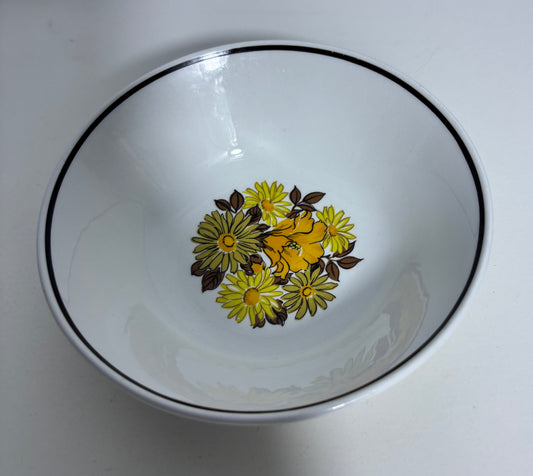Johnson Brothers Charmaine Yellow Flowers Soup Bowl