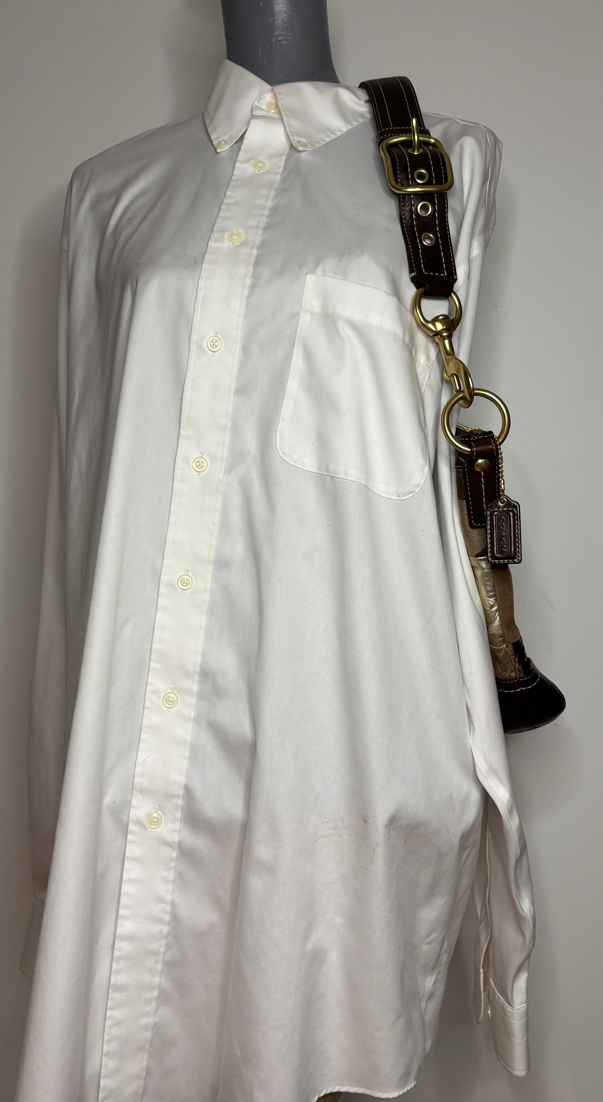 Vintage Coach Signature Patchwork Shoulder Bag