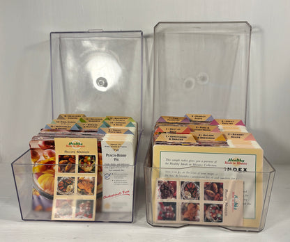 Vintage Healthy Meals in Minutes Recipe Card Collection