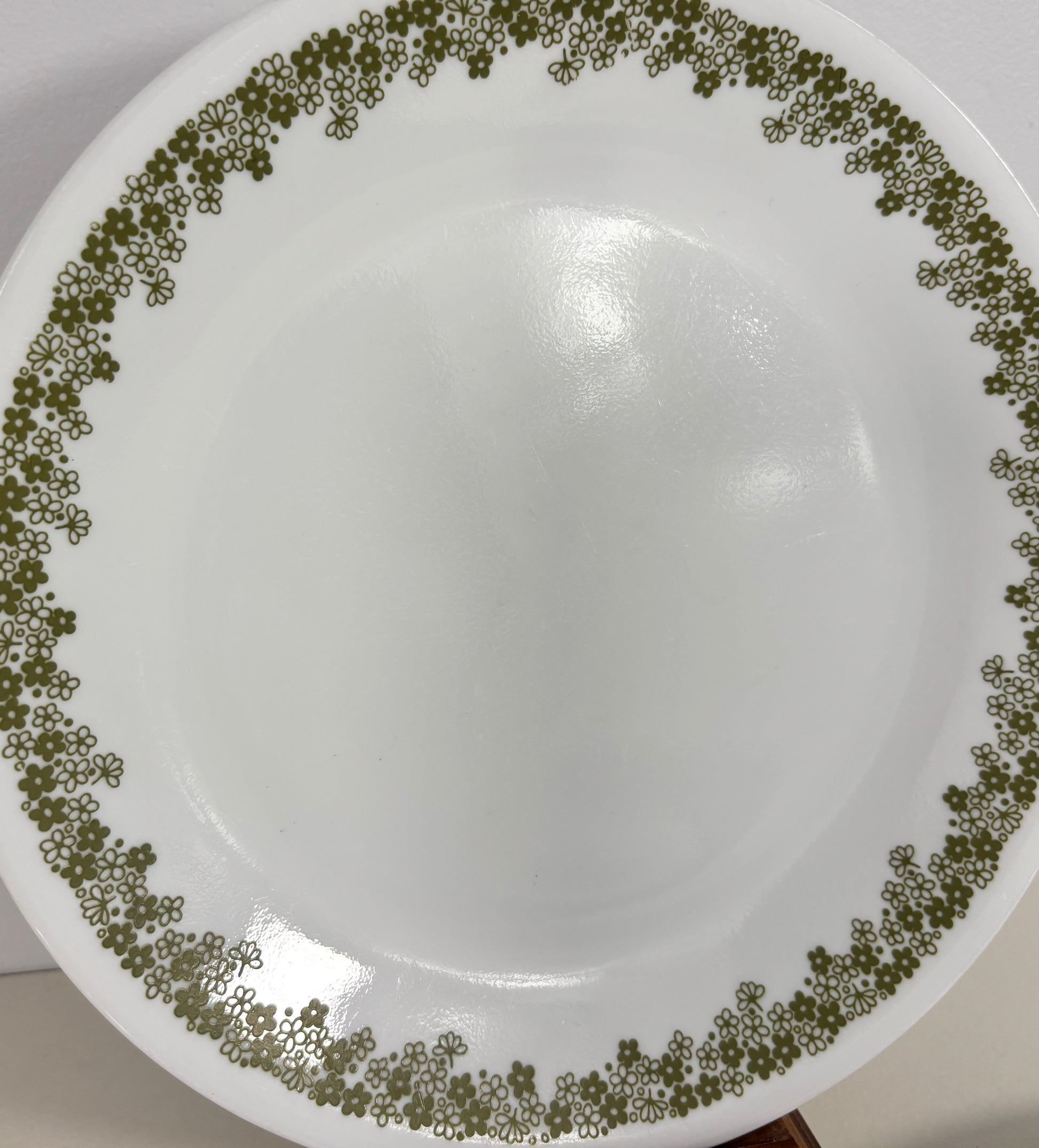 Corelle Green Crazy Daisy Spring Blossom Salad Plate