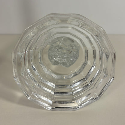 Princess House Holiday Treasures Crystal Nutcracker Candlestick Holder