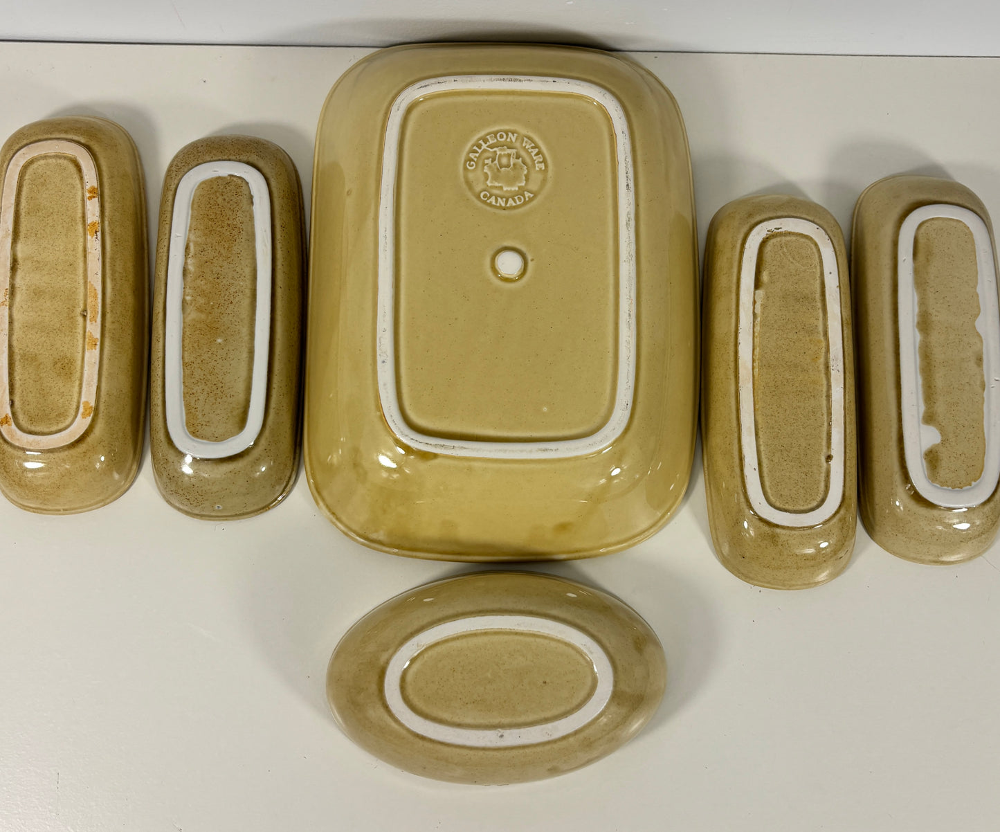 Galleon Ware Canada Cattail Corn on the Cob Serving Set