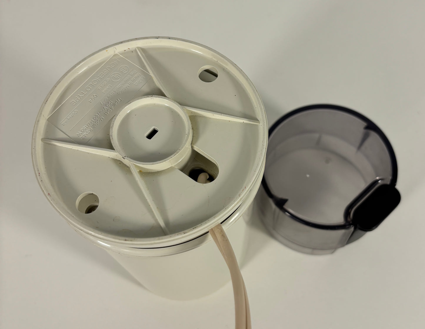 Vintage Braun Electric Coffee Grinder KSM2