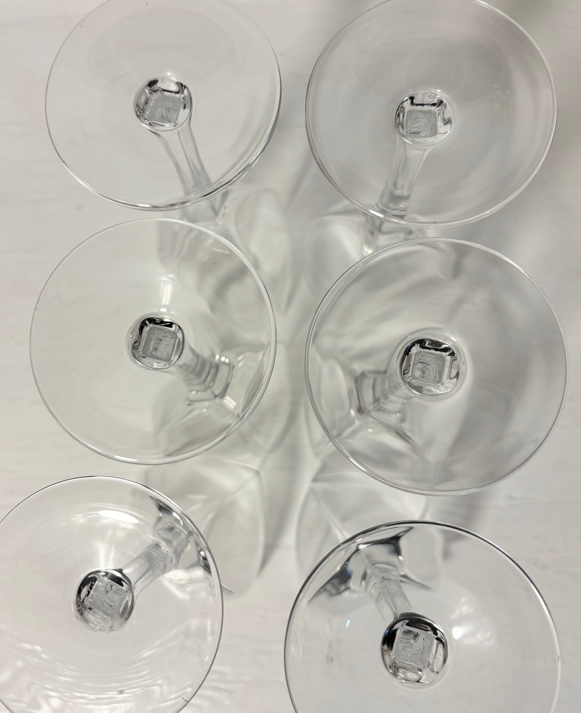 Mikasa Panache Square Crystal Wine Glasses Set