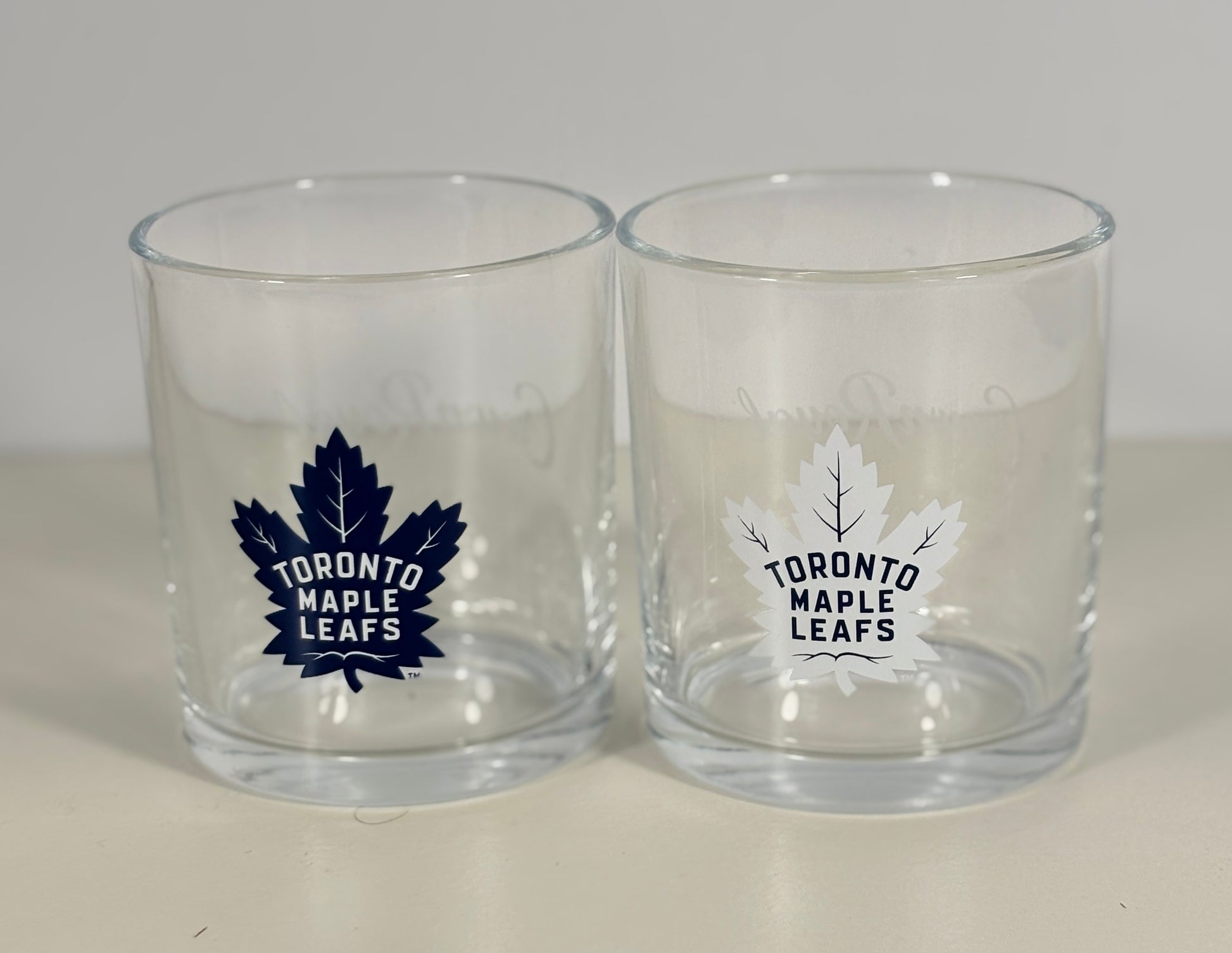 Crown Royal Toronto Maple Leafs Rock Glasses Set