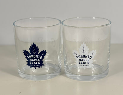 Crown Royal Toronto Maple Leafs Rock Glasses Set