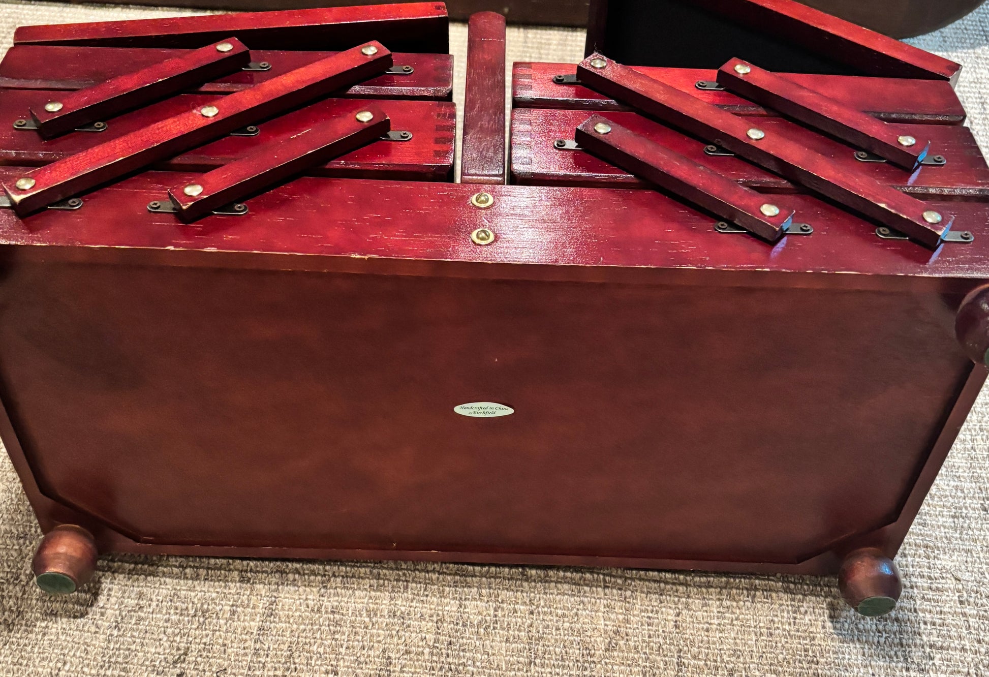 Birchfield Accordion Sewing Box