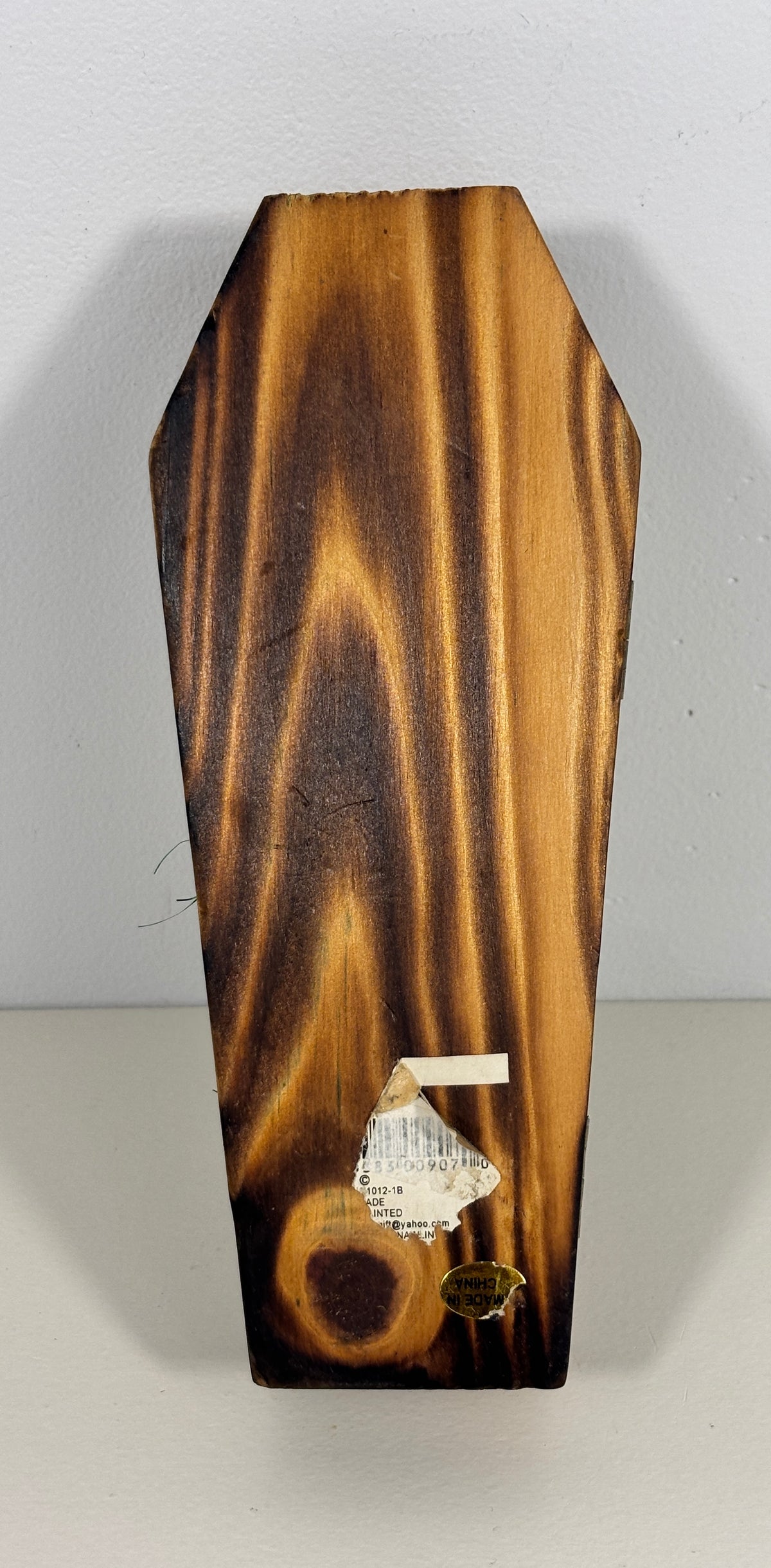 New Orleans Wood Coffin Voodoo Doll Figurine