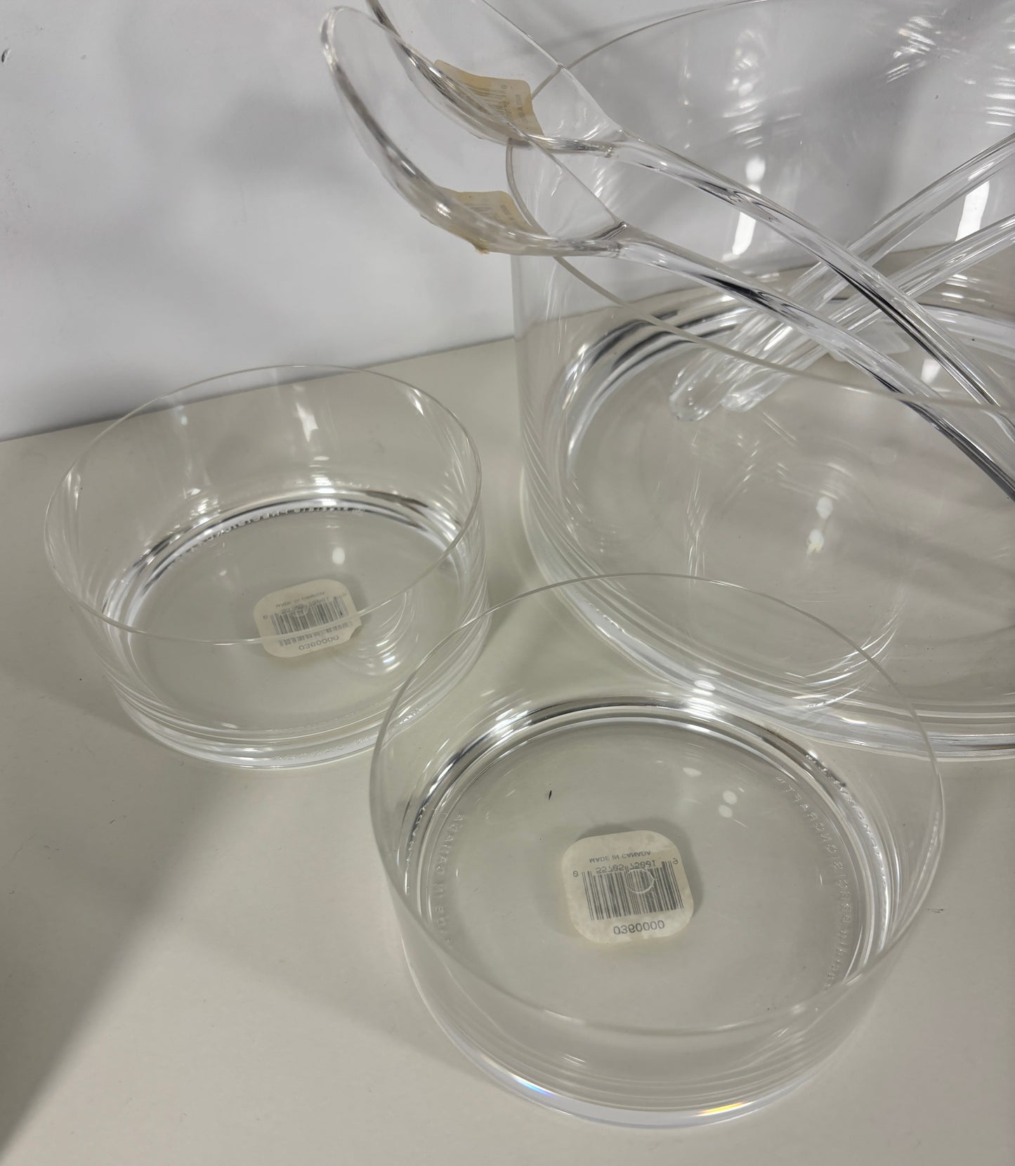 Precisioncraft Canada Clear Acrylic Salad Serving Set