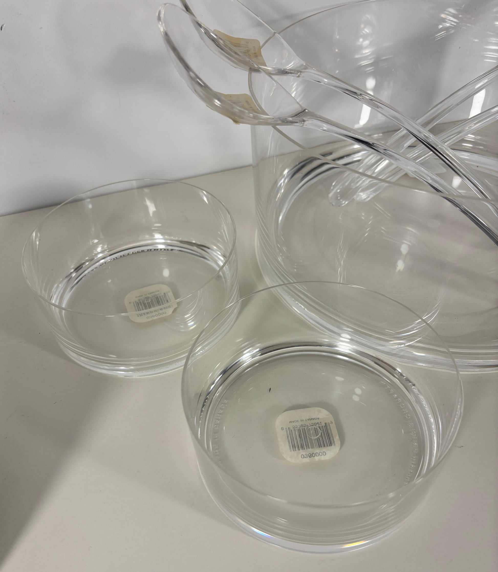 Precisioncraft Canada Clear Acrylic Salad Serving Set