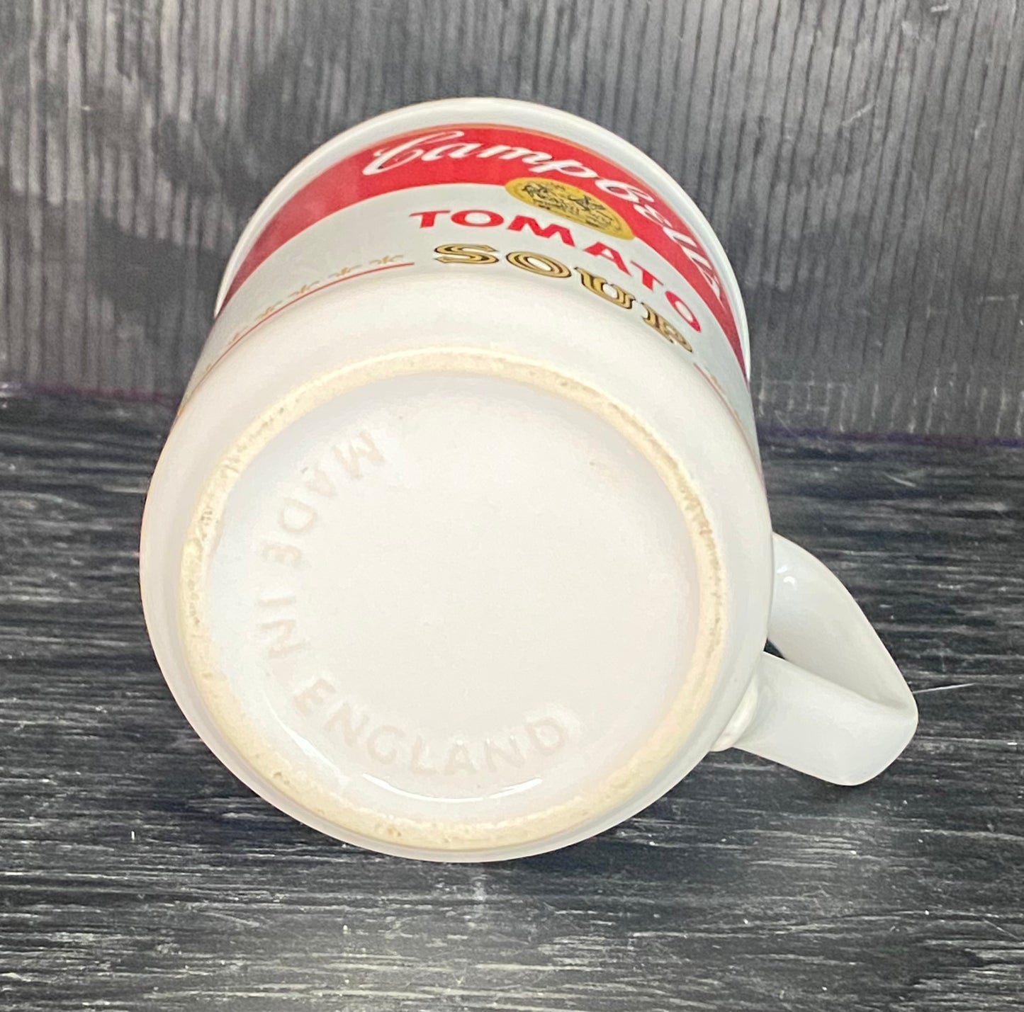 Made in England Vintage Bilingual Campbells Tomato Soup Mug