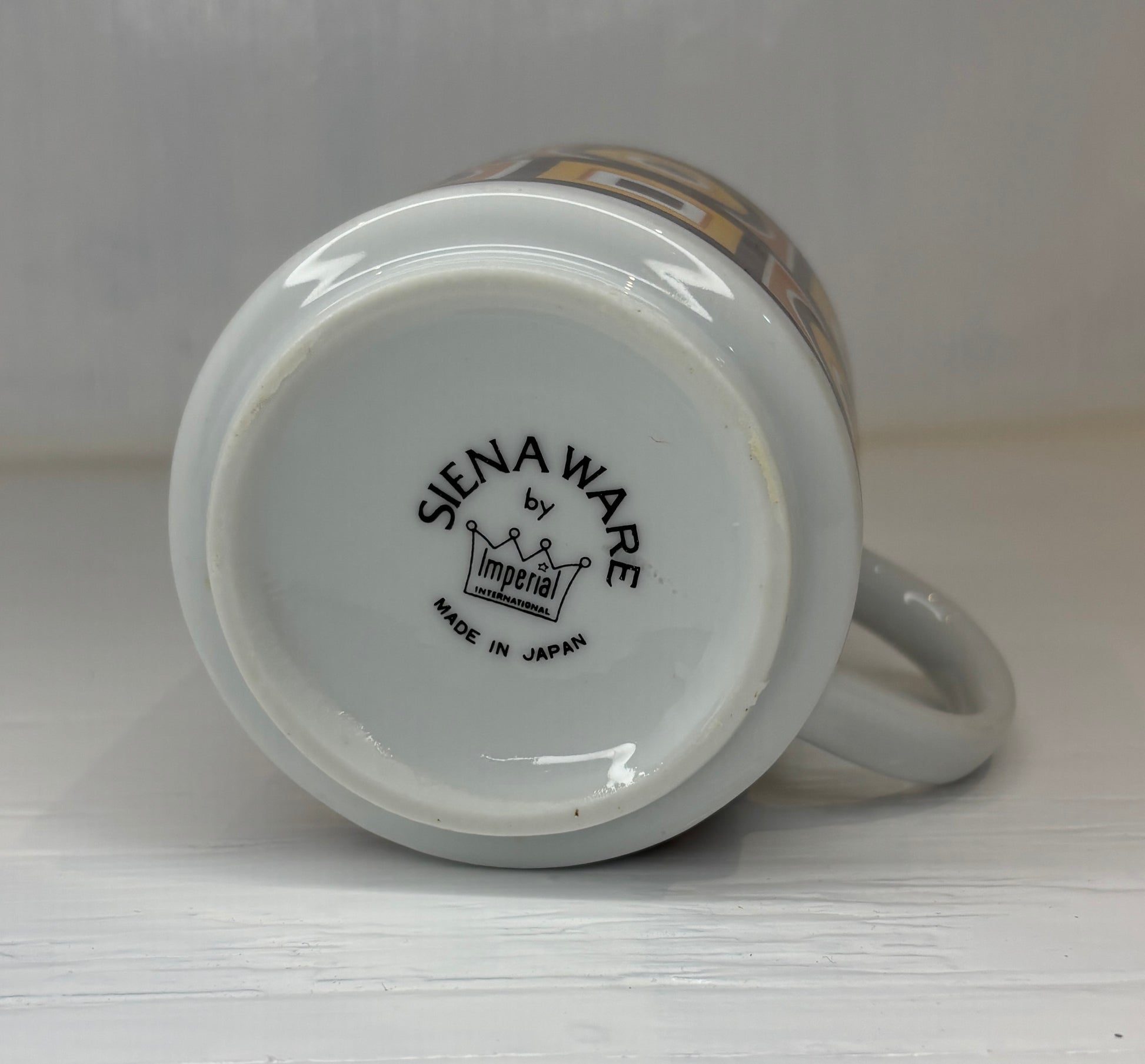 Imperial Sienaware Au Gratin Coffee Cups Mugs
