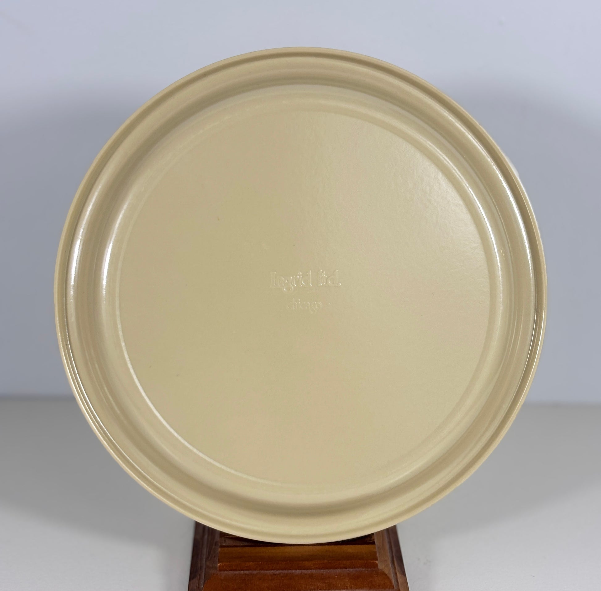 Ingrid Chicago Vintage Beige Melamine Plate
