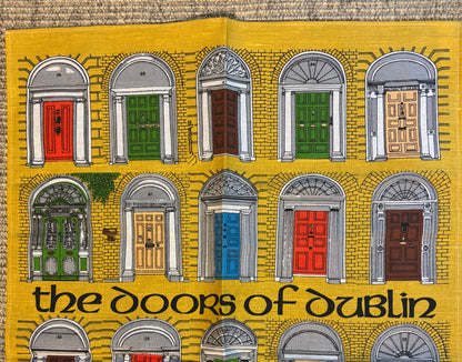 Irish Linen Doors of Dublin Tea Towel