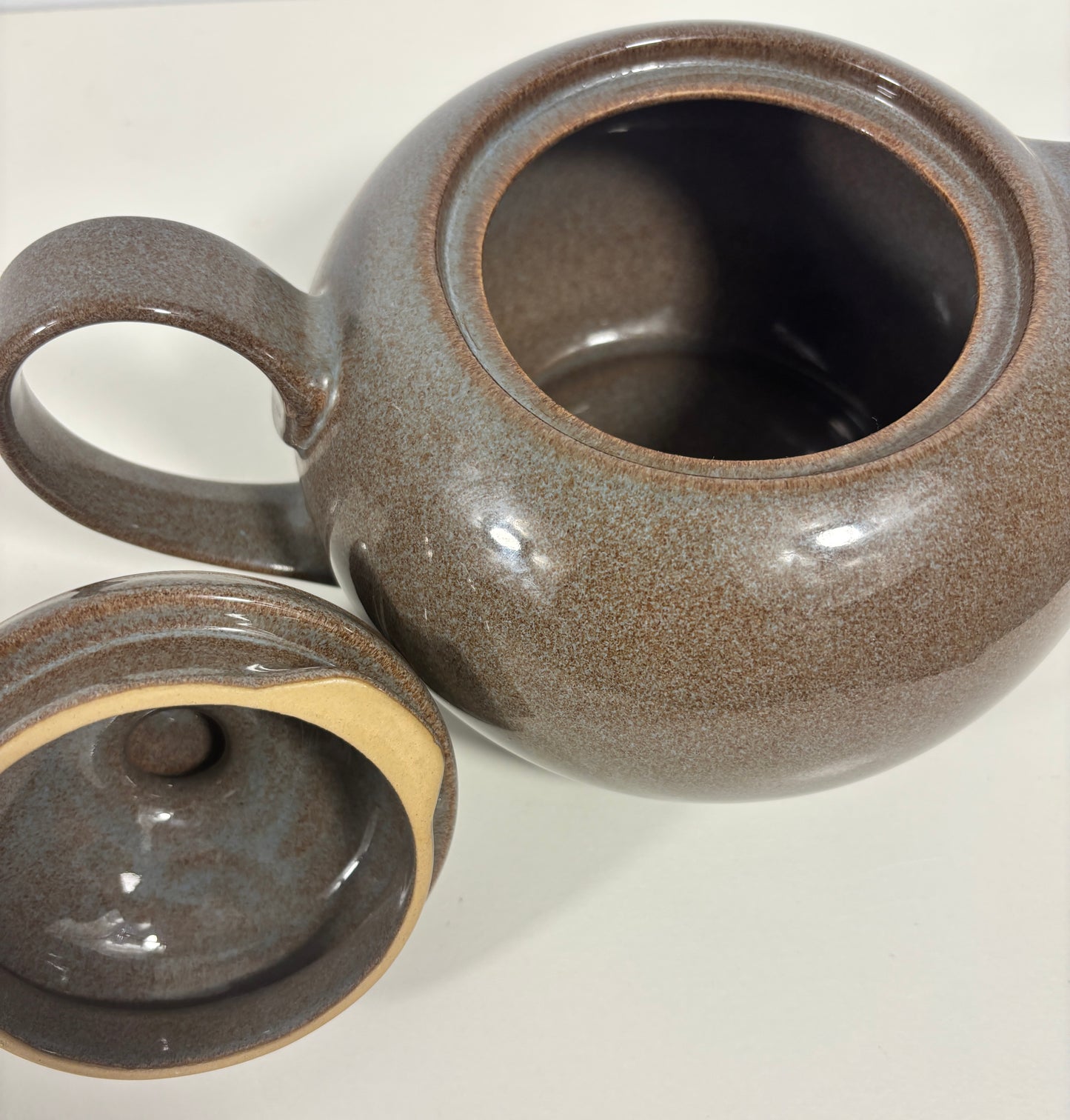 Denby Greystone Stoneware Teapot