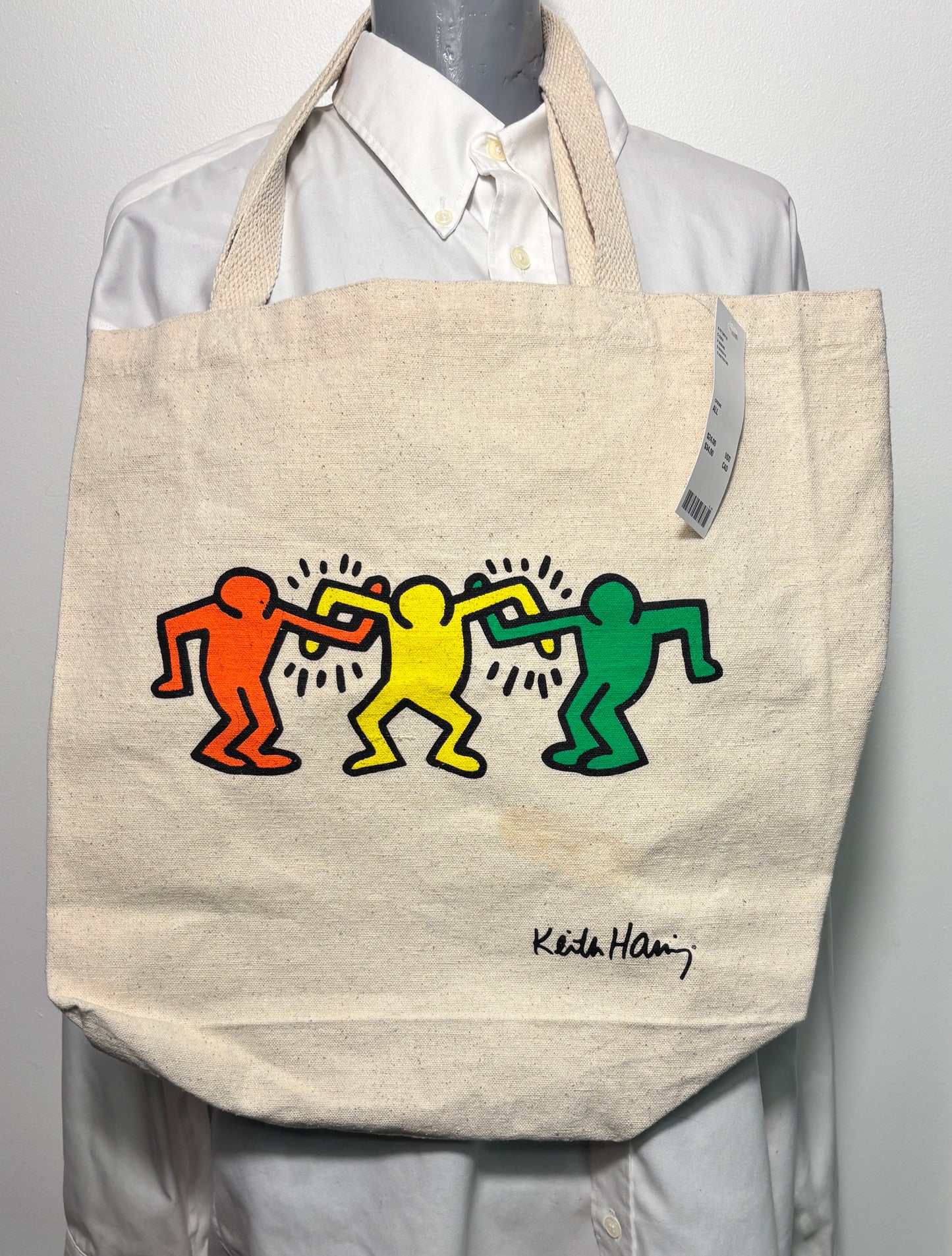 Urban Outfitters Keith Haring Free Dancing Tote Bag
