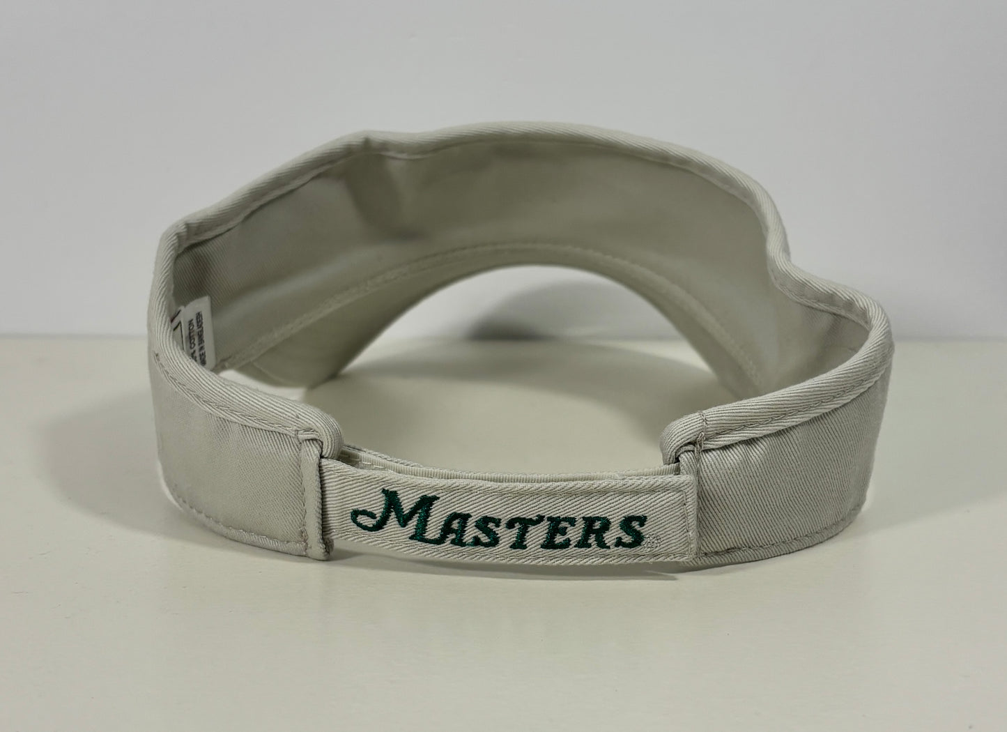 Masters Golf Tournament Beige Golf Visor