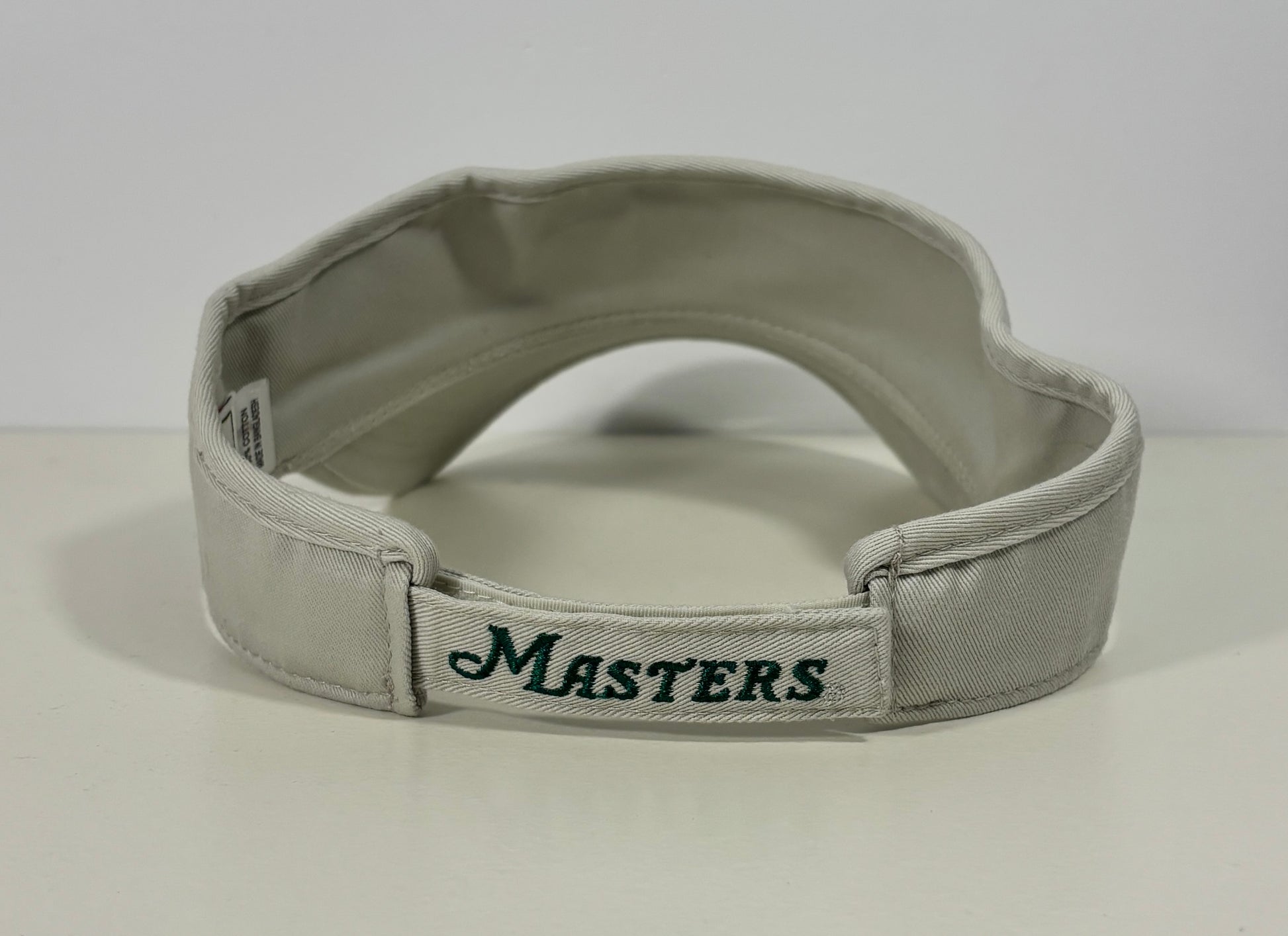 Masters Golf Tournament Beige Golf Visor
