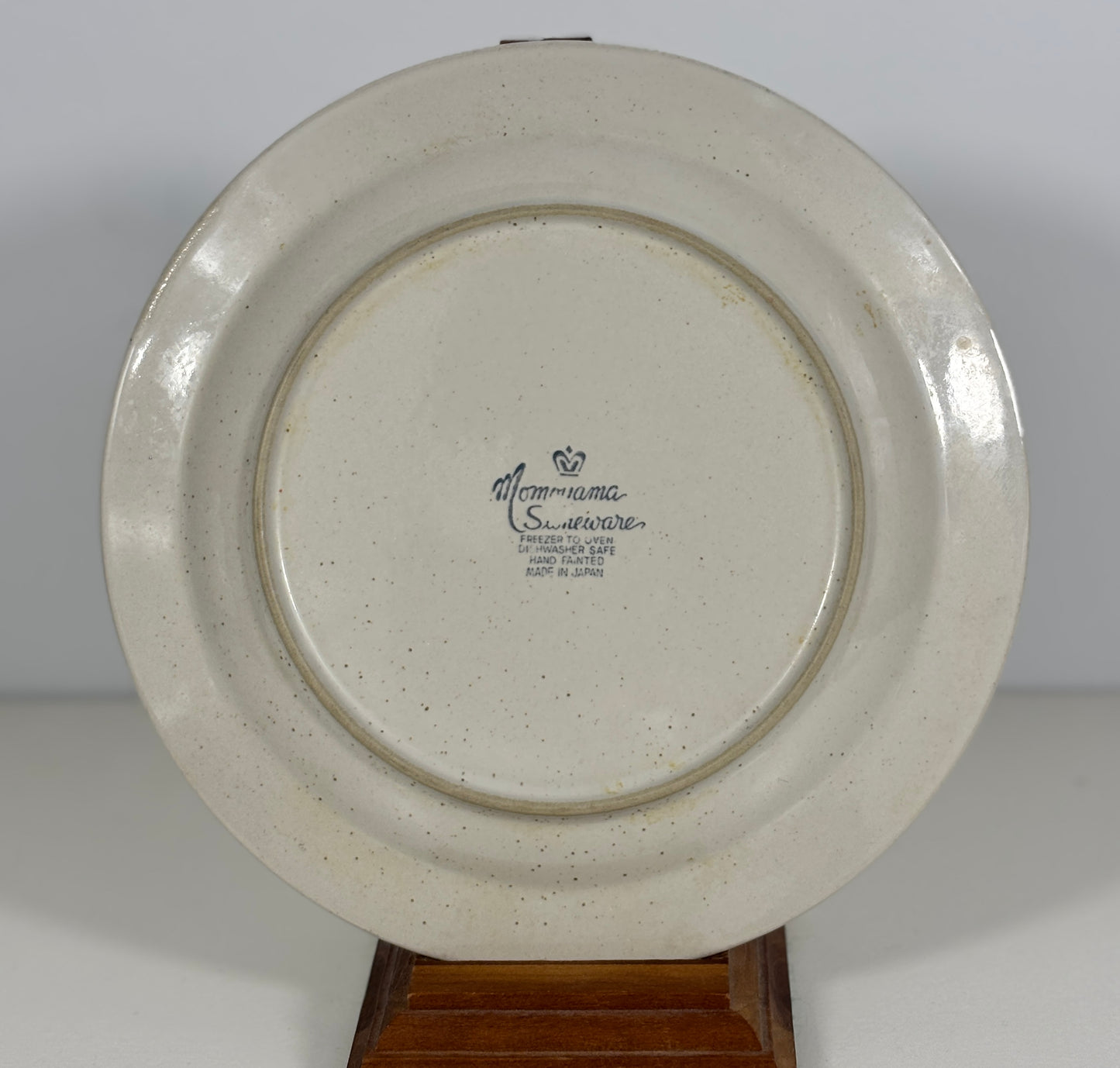 Valencia Japan Orange Floral Stoneware Bread Plate