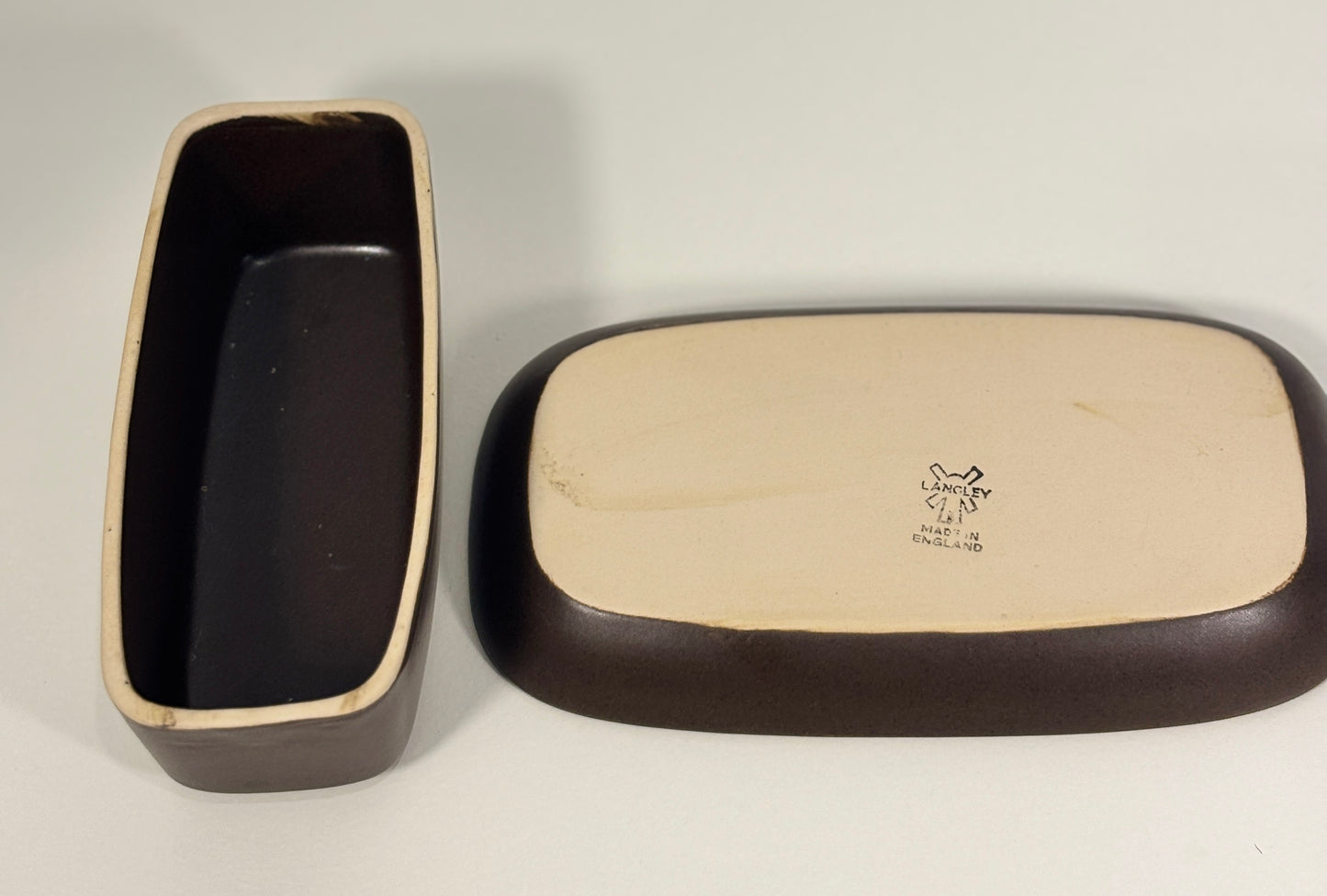 Denby Mayflower Butter Dish
