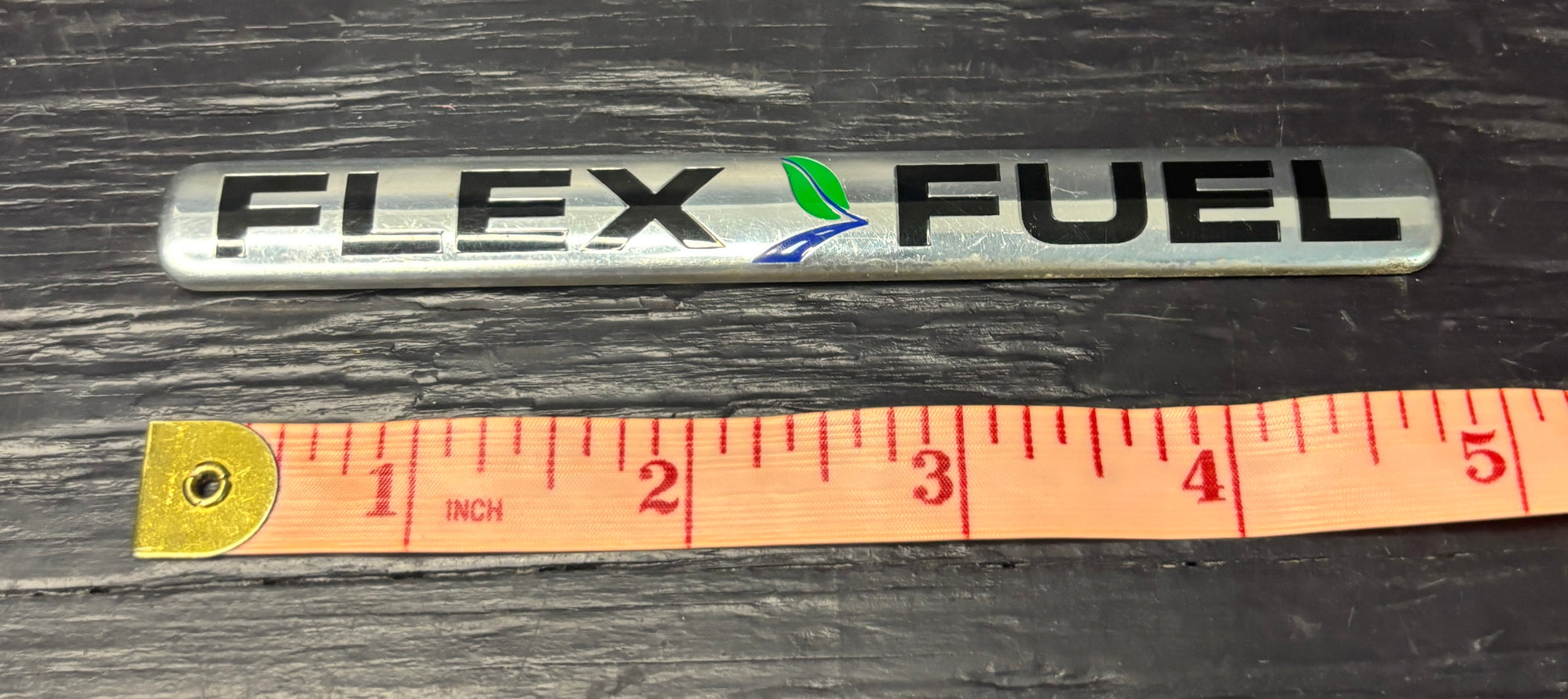 Ford Flex Fuel Badge Emblem part# BE53-43156-AA