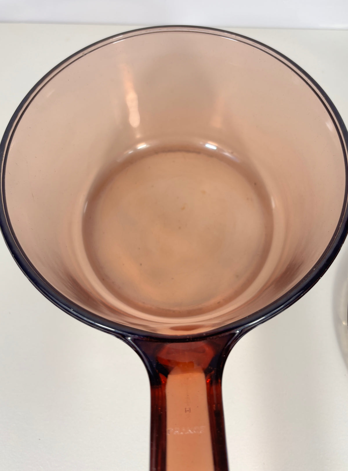 Corning France Visions 1.5 Litre Amber Covered Saucepan