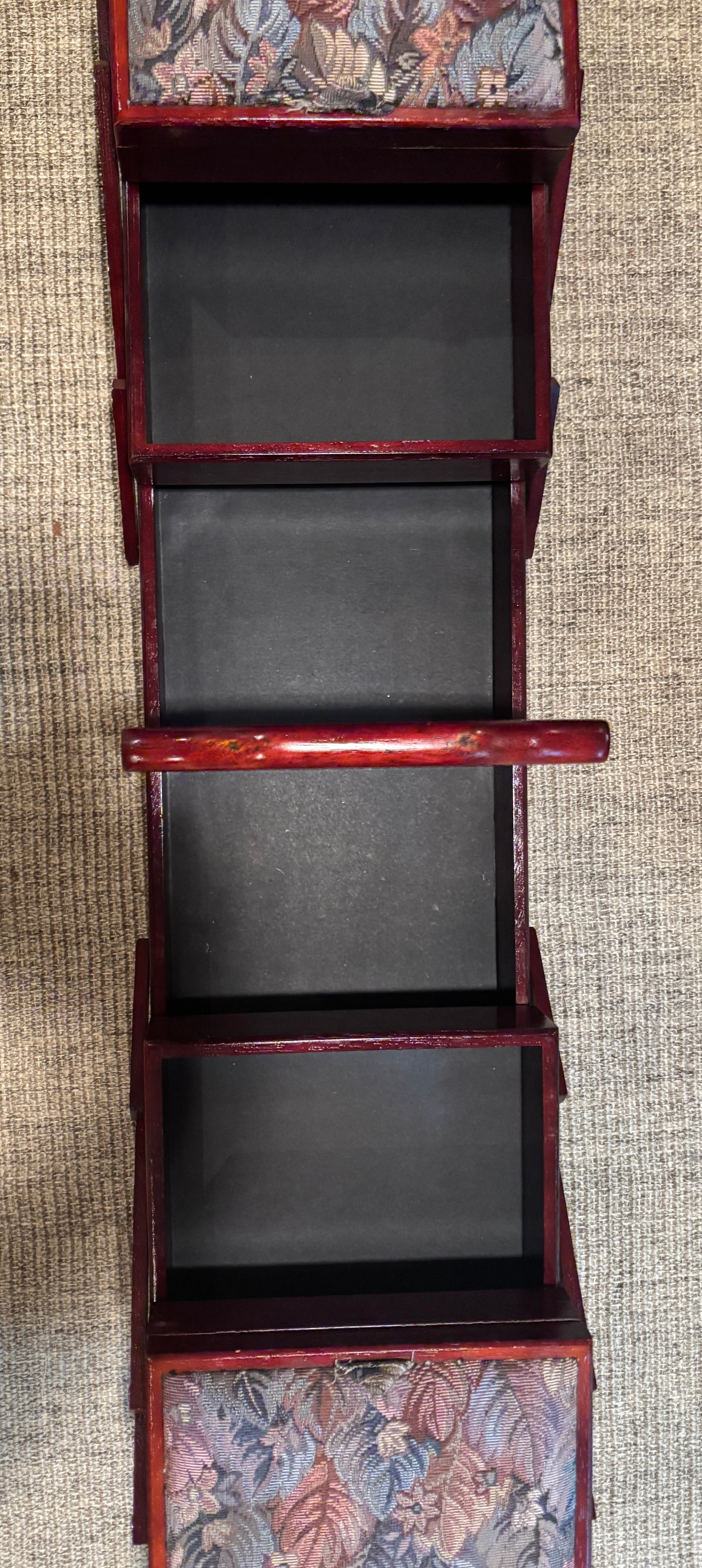 Birchfield Accordion Tapestry Expanding Sewing Box