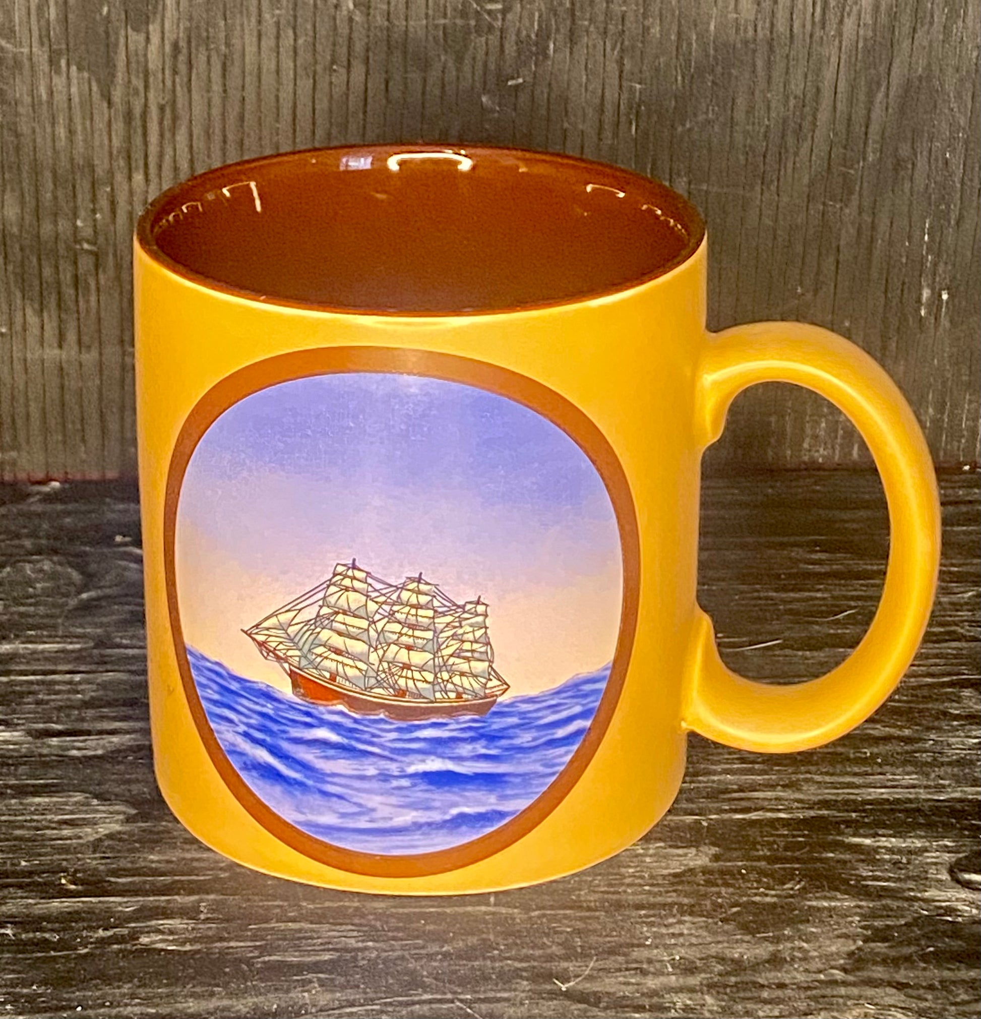 Russ Berrie Sailing Ship Sailboat Coffee Mug