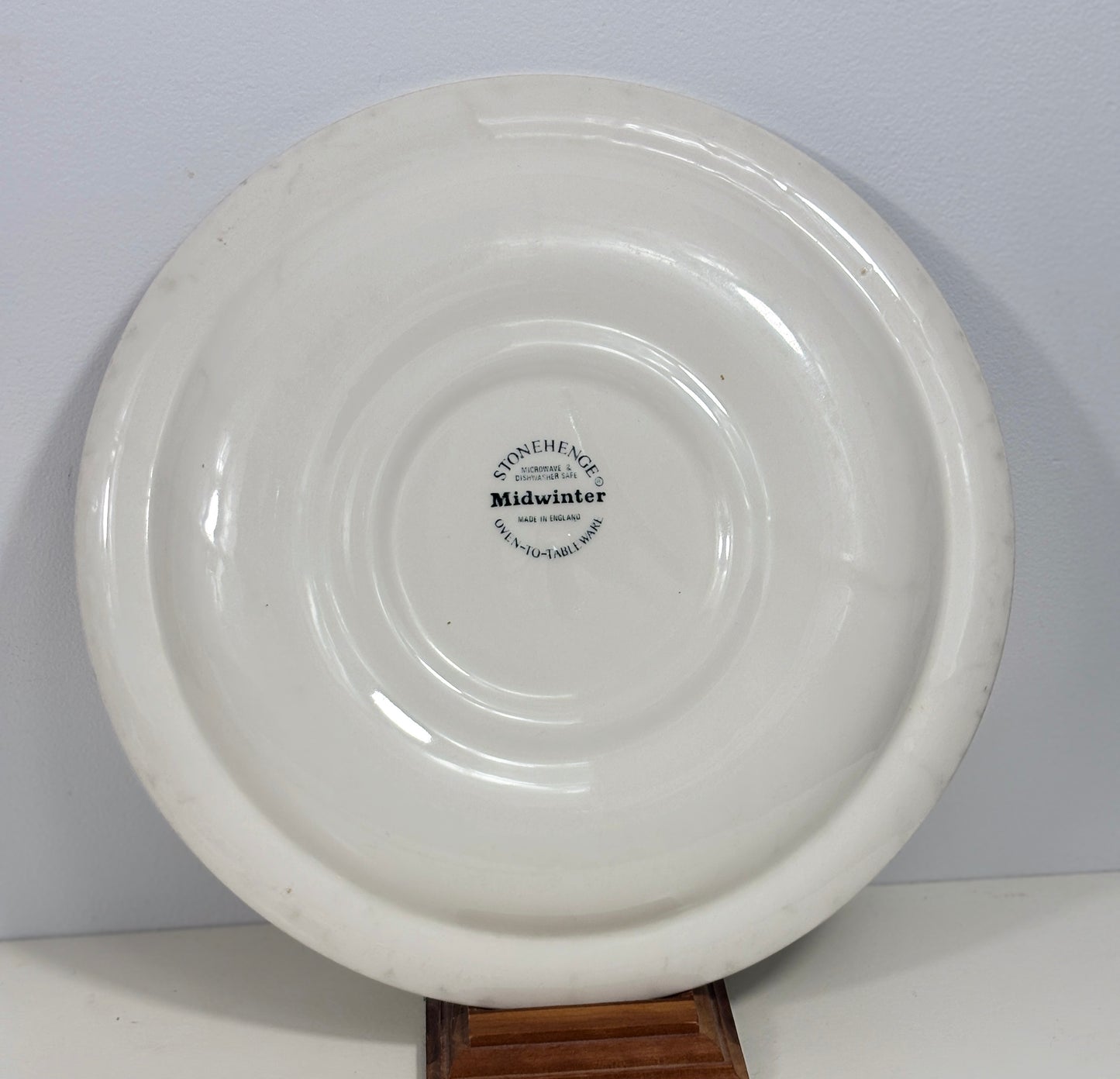 Stonehenge Midwinter White Dinner Plate
