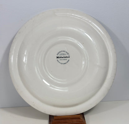 Stonehenge Midwinter White Dinner Plate