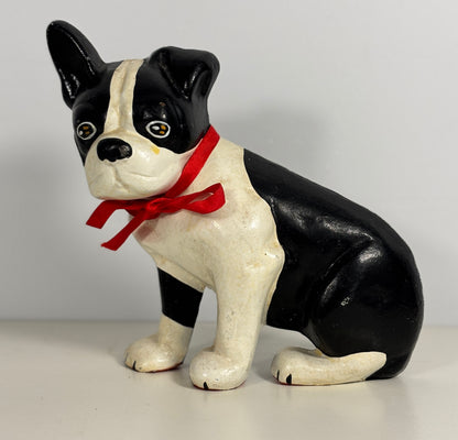 Canfloyd Cast Iron Boston Terrier Doorstop