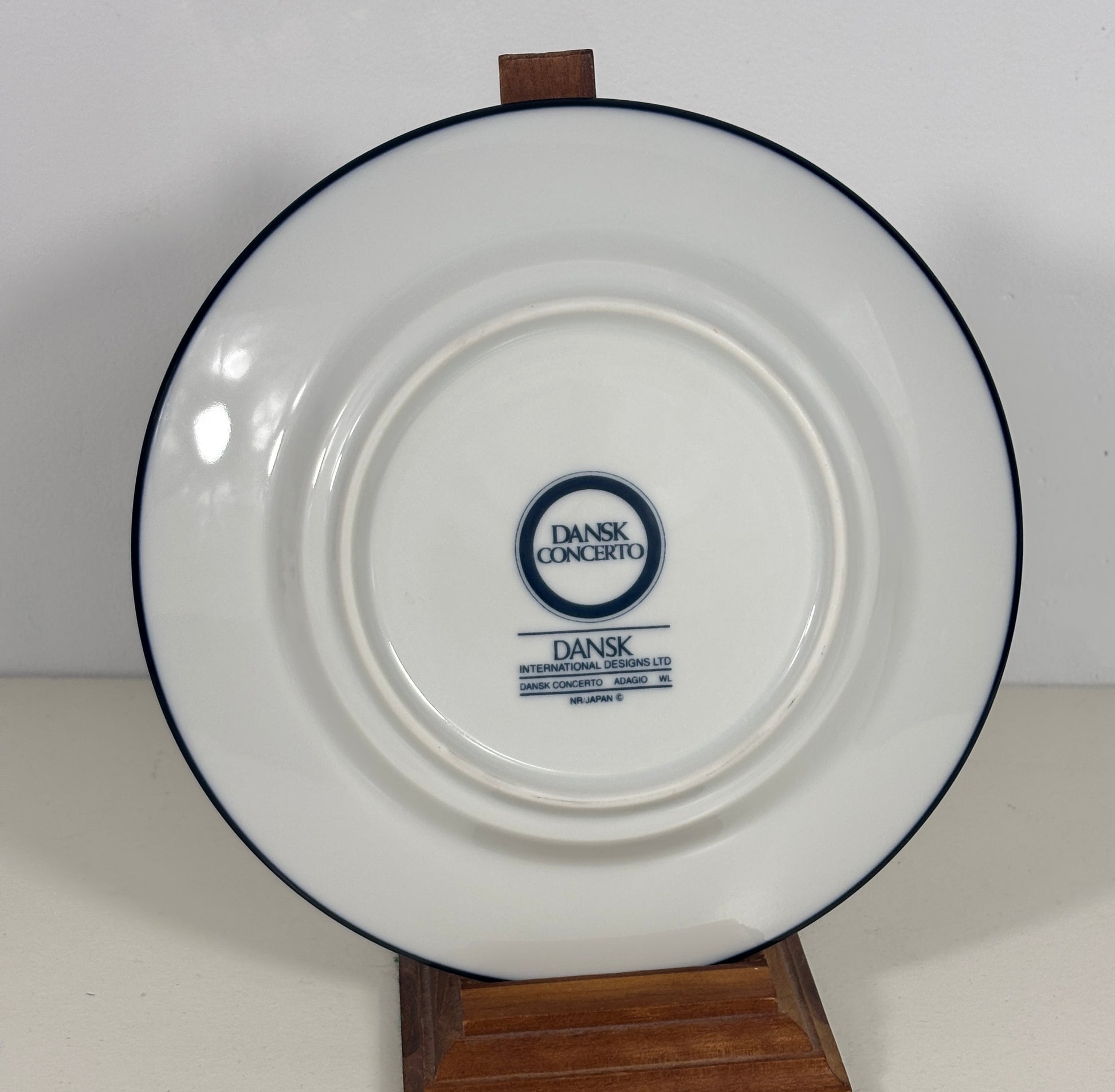 Dansk Concerto Adagio Blue Bread Plates