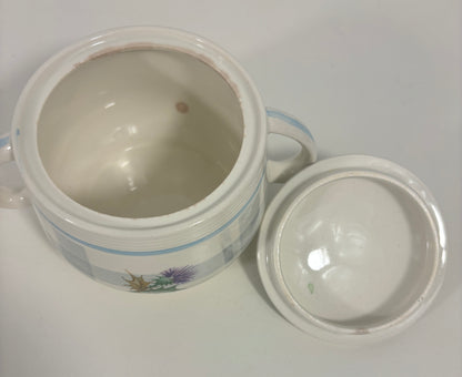 Ringwood Ware Highland Thistle Sugar Bowl