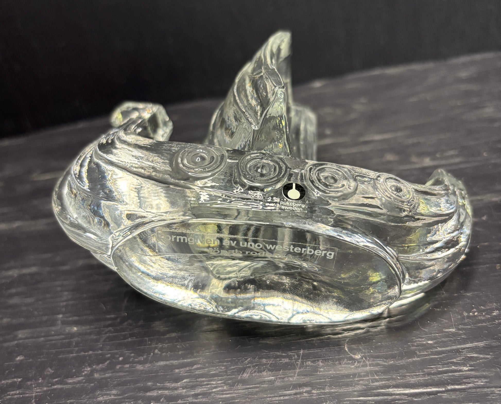 Crystal Viking Ship