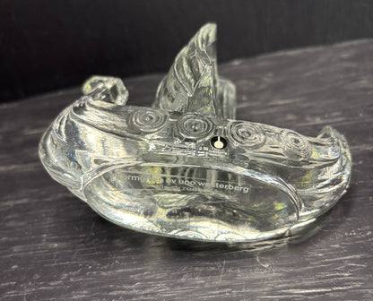 Crystal Viking Ship