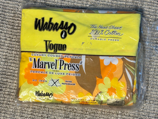 Packaged Wabasso Vogue Marvel Press sheets on a textured surface