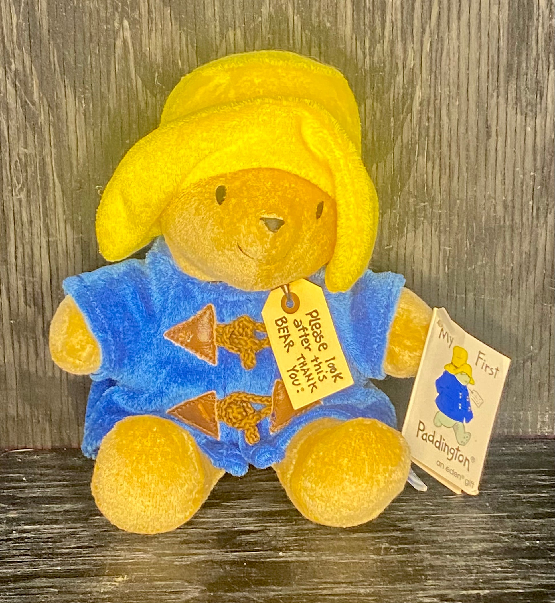 Vintage Paddington Bear Stuffed Animal Plush Toy