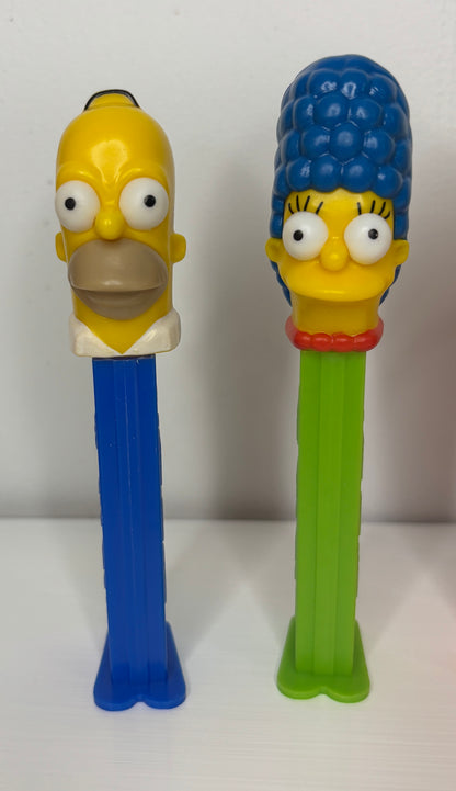 The Simpsons Cartoon Vintage Pez Dispensers