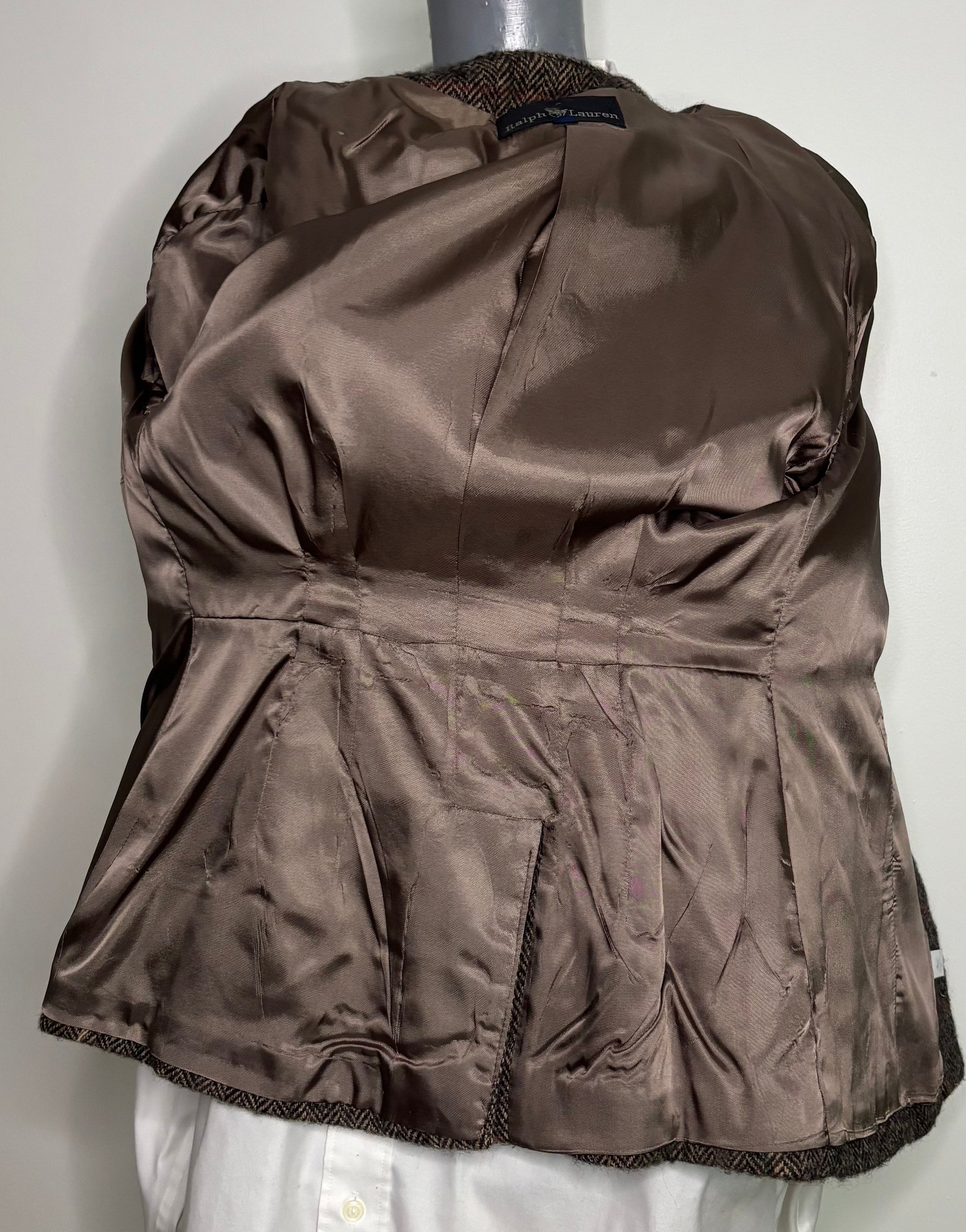 Ralph Lauren Women’s Wool Tweed Vintage Riding Jacket