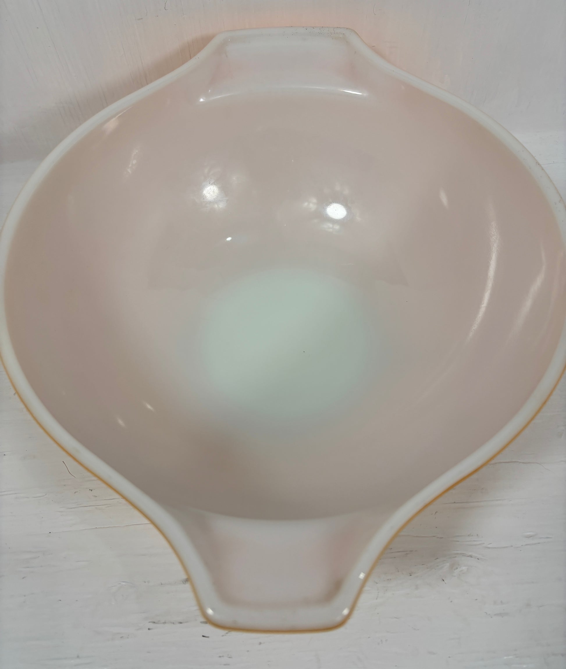 Pyrex Orange Yellow Daisy 4 Quart Cinderella Mixing Bowl