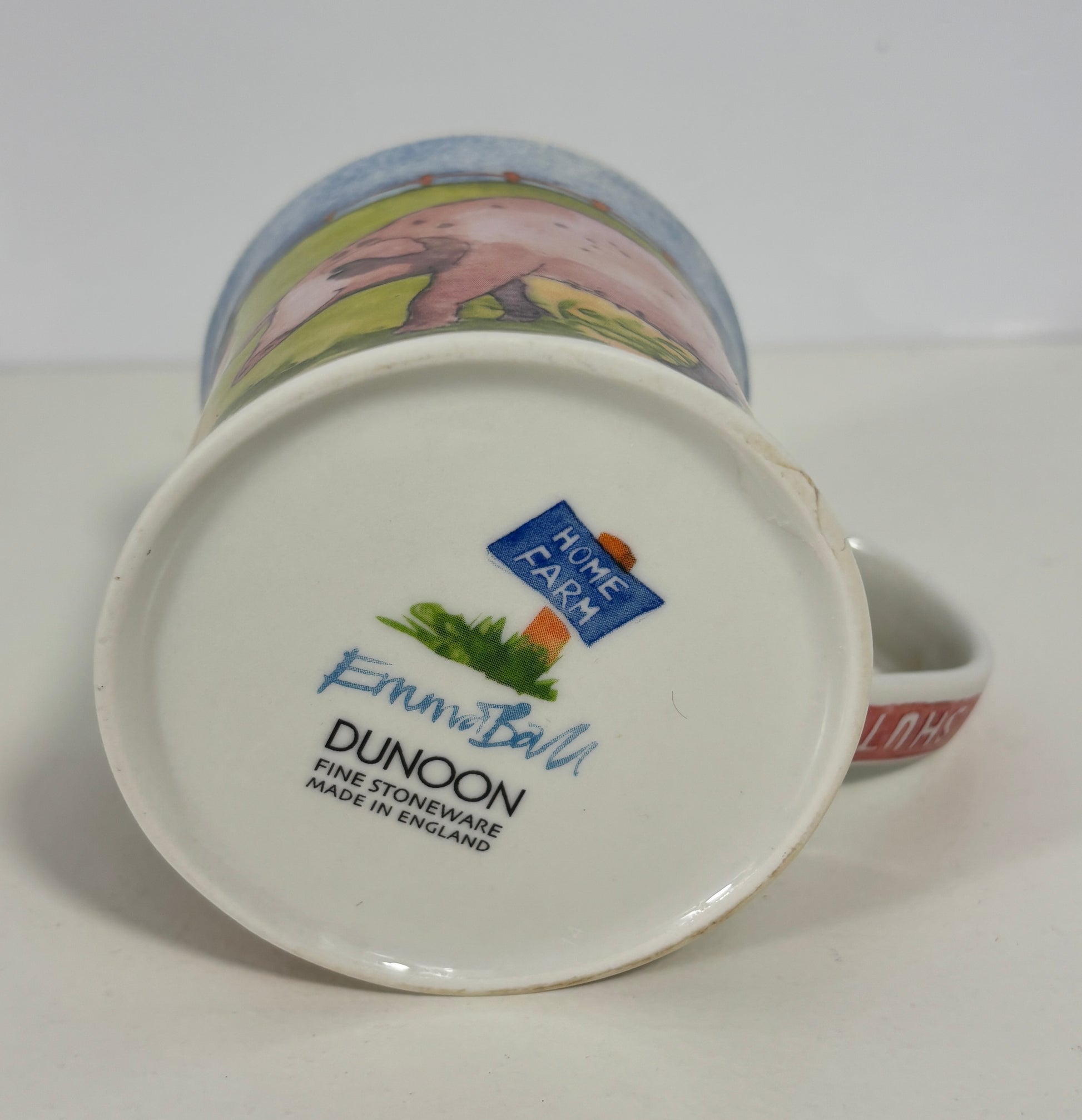 Dunoon Emma Ball Home Farm Pig Theme Mug