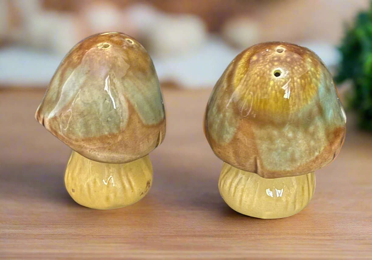 salt and pepper shakers that look like mushrooms