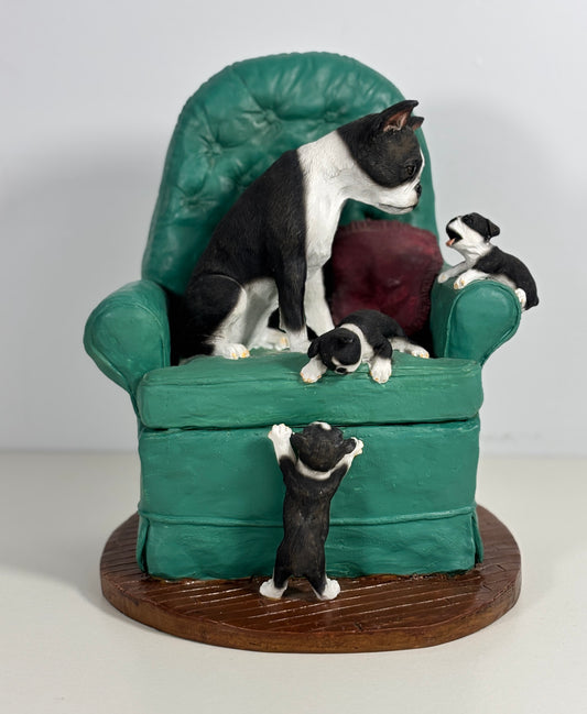 Ray Ayres Caught Napping French Bulldogs Statuette