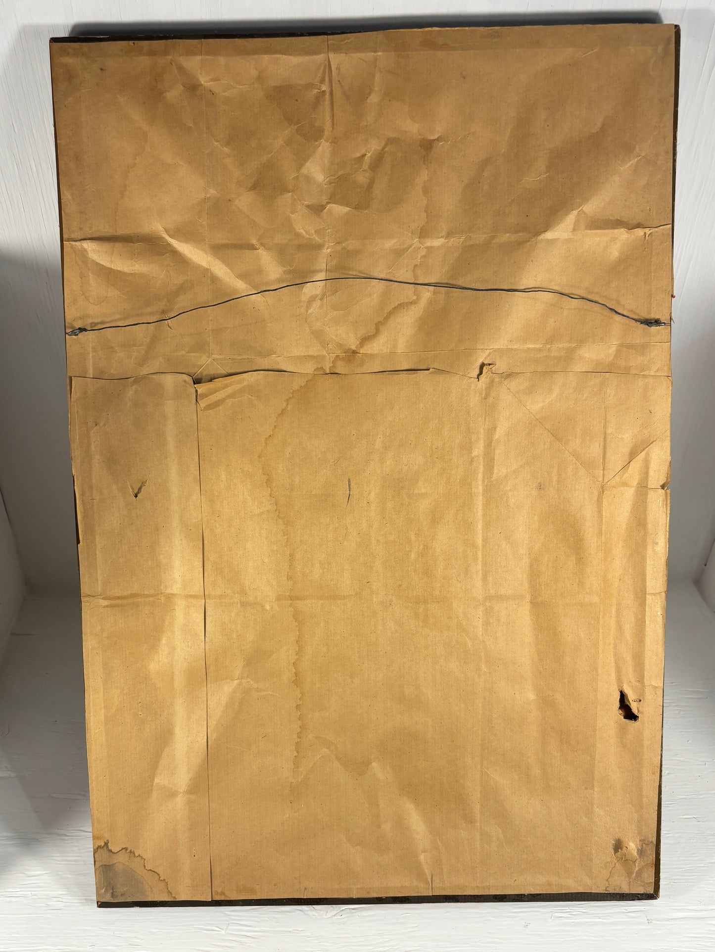 Vintage Evening Prayer Framed Crewel