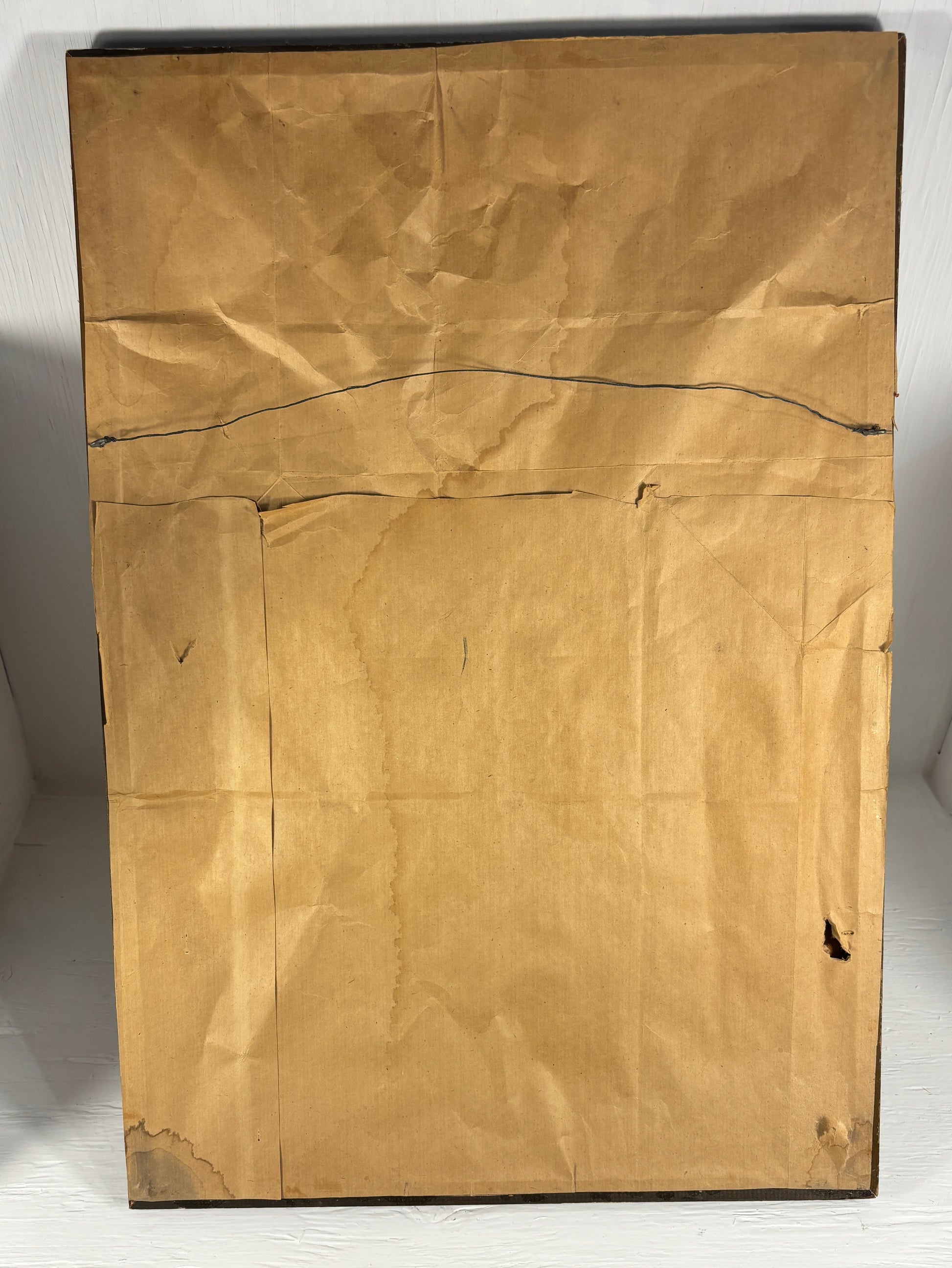 Vintage Evening Prayer Framed Crewel