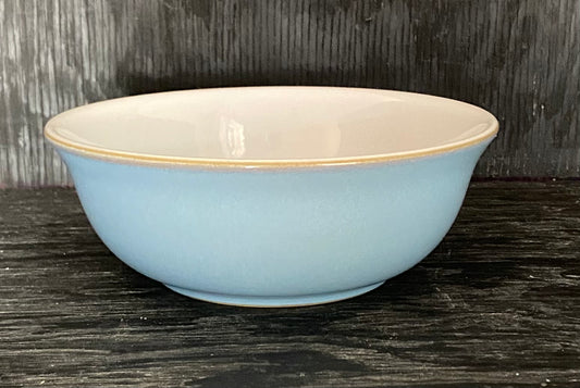 Denby Colonial Blue Soup Cereal Bowls