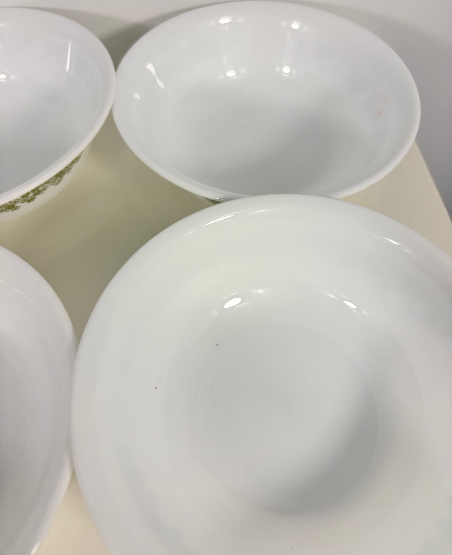 Corelle Green Crazy Daisy Spring Blossom Soup Cereal Bowl Set