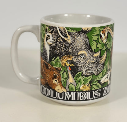 Rare Columbus Zoo Animal Graphics Mug