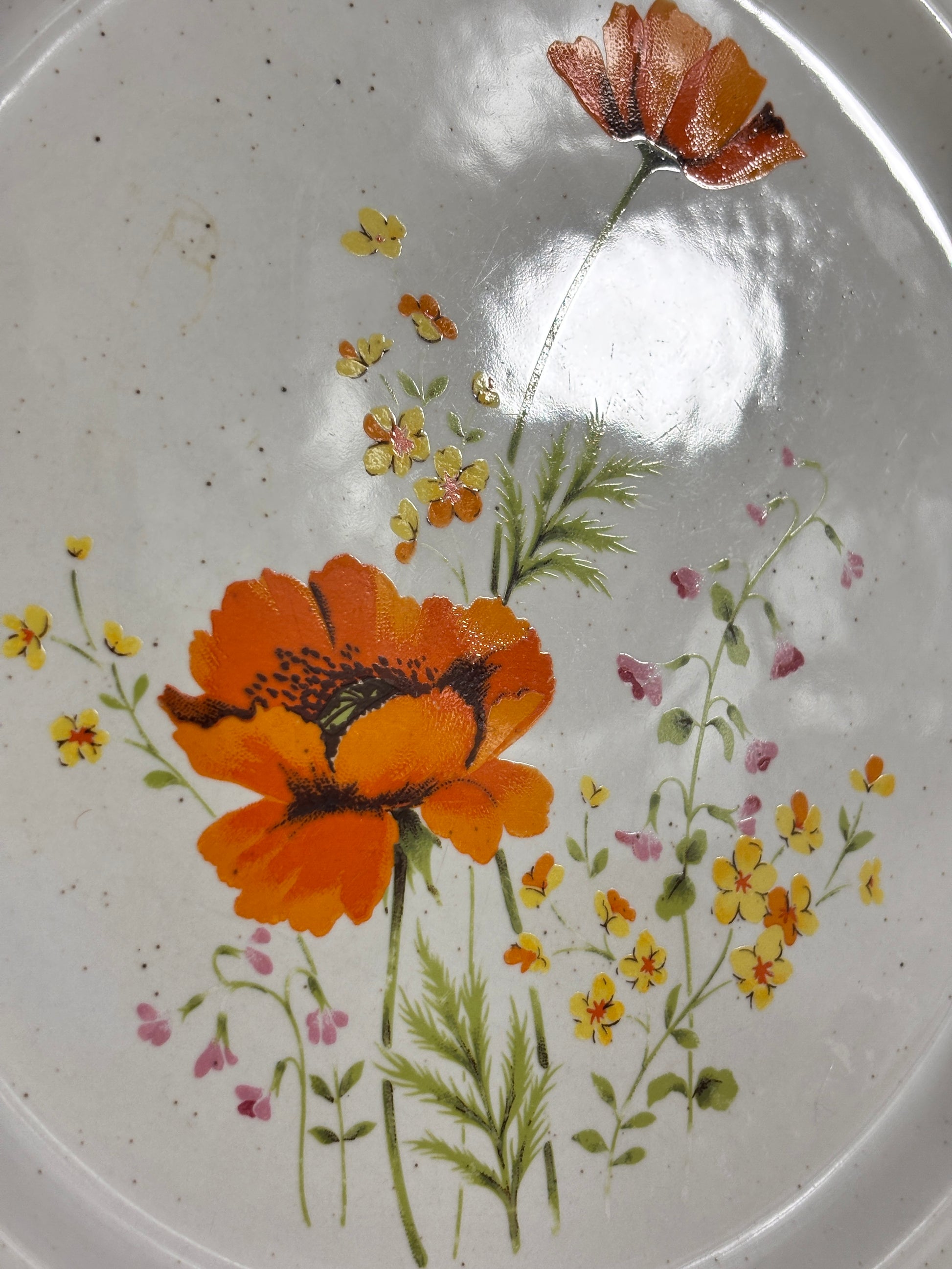 Haniwa Stone Fleur D’Ete Dinner Plates