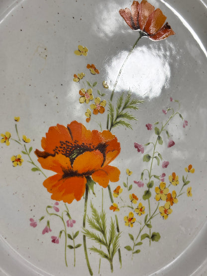 Haniwa Stone Fleur D’Ete Dinner Plates